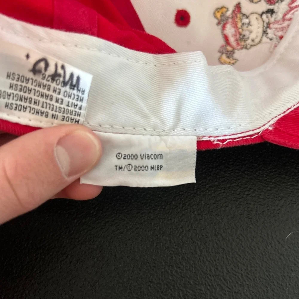 Vintage Saint Louis Cardinals Hat Cap Snap Back Adjustable Red YOUTH Rugrats MLB